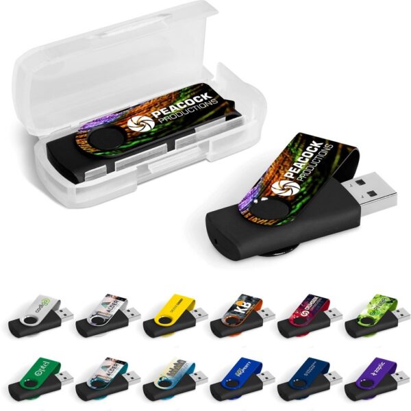 Axis Gyro Black Flash Drive - 32GB - Image 2