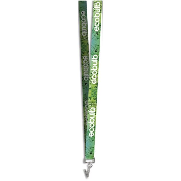 Crocodile Clip Double-Sided Sublimation Satin Lanyard - Image 4