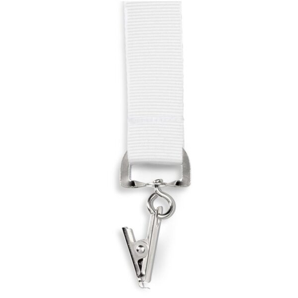 Crocodile Clip Double-Sided Sublimation Satin Lanyard - Image 3