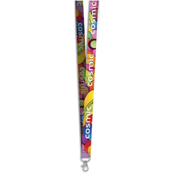 Snap Hook Clip Double-Sided Sublimation Satin Lanyard - Image 6