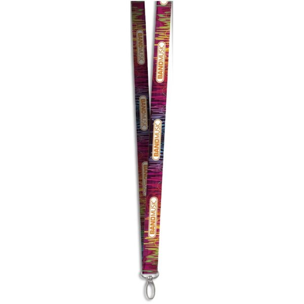 Lobster Clip Double-Sided Sublimation Satin Lanyard - Image 6