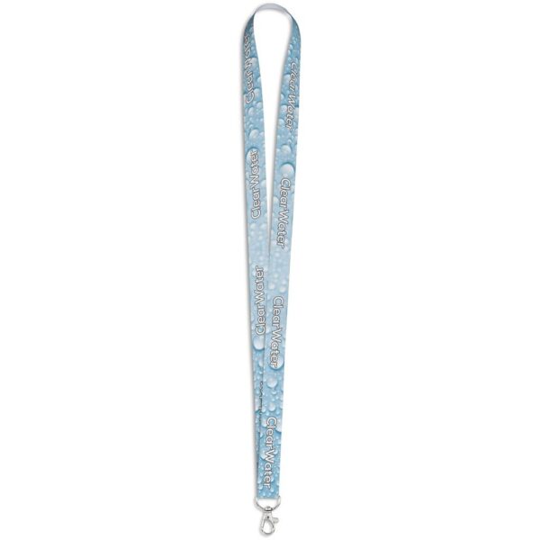 Snap Hook Clip Double-Sided Sublimation Petersham Lanyard - Image 5