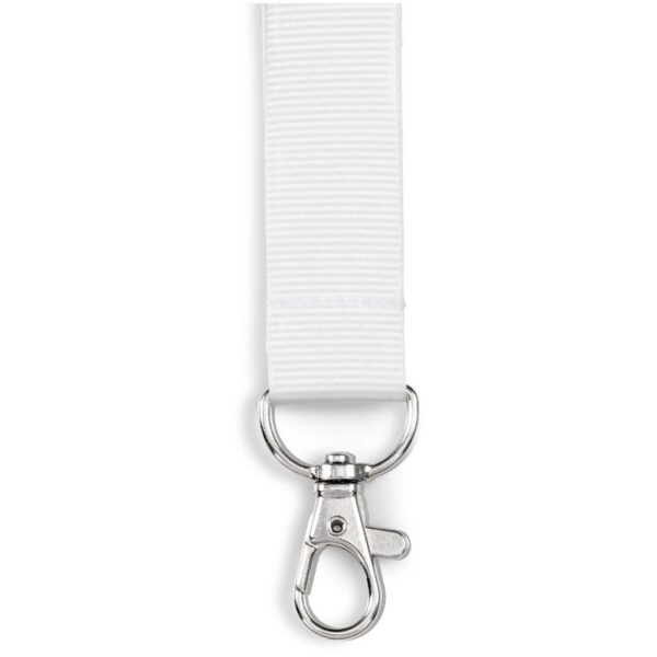 Snap Hook Clip Double-Sided Sublimation Petersham Lanyard - Image 3