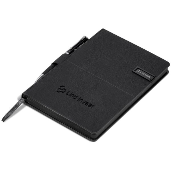 Alex Varga Corinthia Flash Drive Notebook & Pen Set - 32GB - Image 3