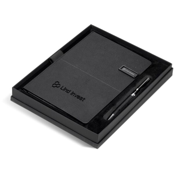 Alex Varga Corinthia Flash Drive Notebook & Pen Set - 32GB - Image 6