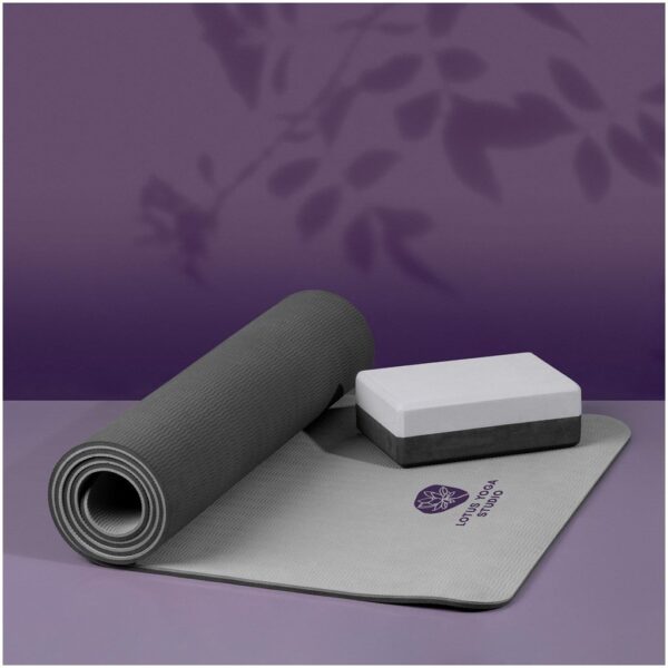 Eva & Elm Eclipse Two Tone Exercise Mat - Image 4