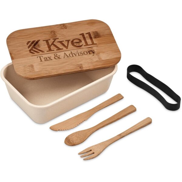 Kooshty Natura Plus Bamboo Fibre Lunch Box Set - Image 6
