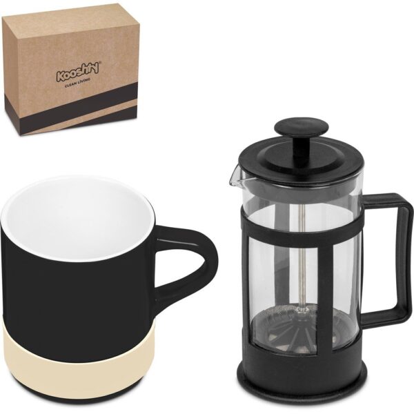 Kooshty Mixalot Black Koffee Set - Cream - Image 4