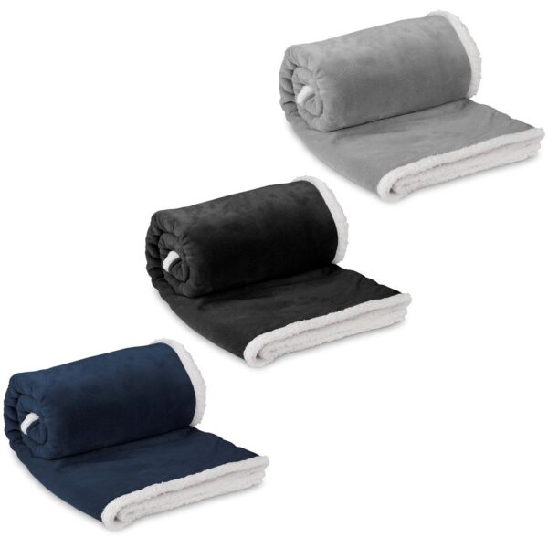 US Basic Mckinley Sherpa Fleece Blanket - Image 7