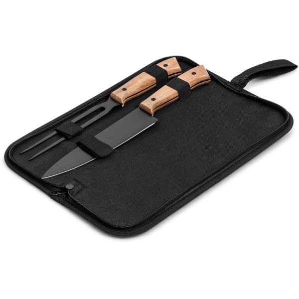 US Basic Butcher's Block Carving Set - Image 4