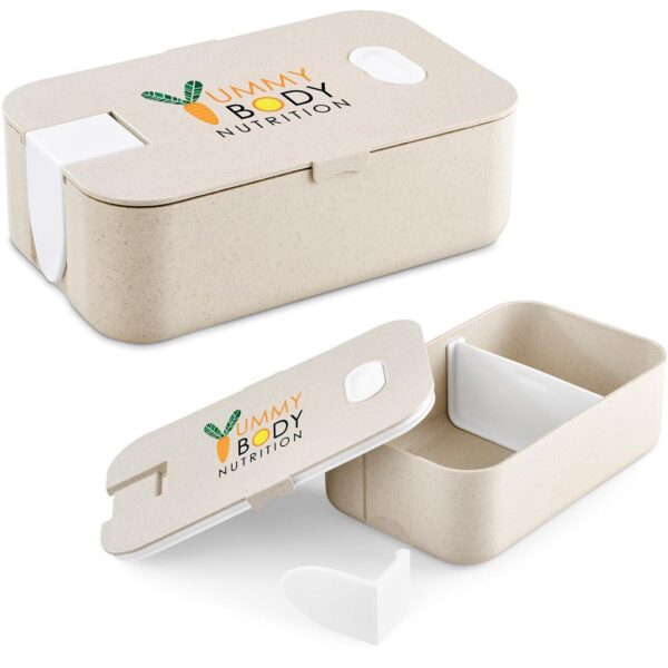 Okiyo Machi Wheat Straw Lunch Box - Image 2