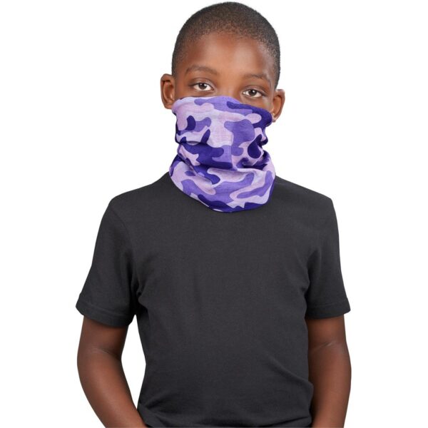 Kids Camo Flexi Tubular Bandana - Image 6