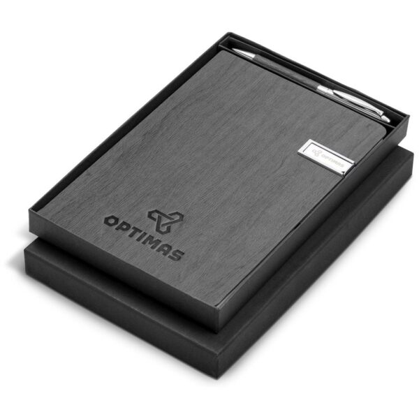 Oakridge USB Notebook & Pen Set - 8GB - Image 2