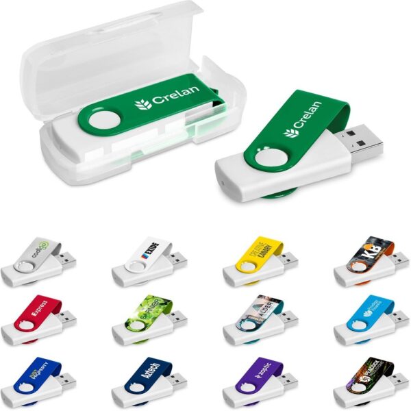 Altitude Axis Gyro White Flash Drive - 8GB - Image 2