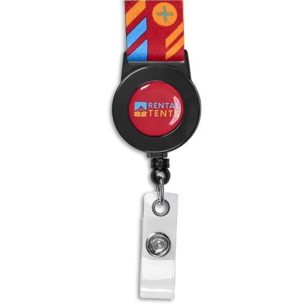Altitude Badge Reel Single-Sided Satin Lanyard - Image 4