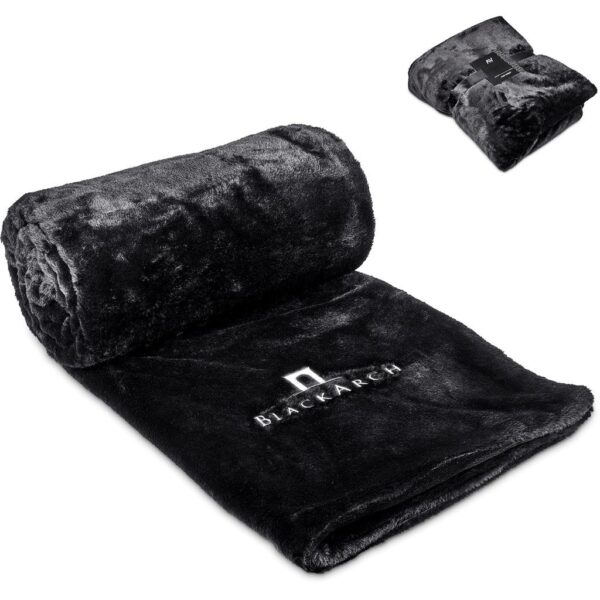Alex Varga Palazzo Faux Fur Fleece Blanket - Image 2
