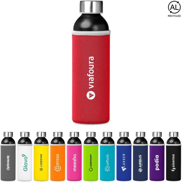 Kooshty Nostro Recycled Aluminium Water Bottle - 650ml - Image 2