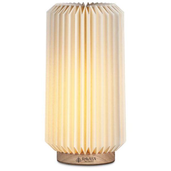 Okiyo Masumi Wood & Paper LED Lamp - Image 2