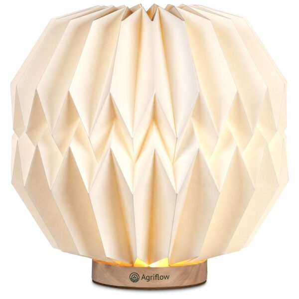 Okiyo Kosuke Wood & Paper LED Lamp - Image 2