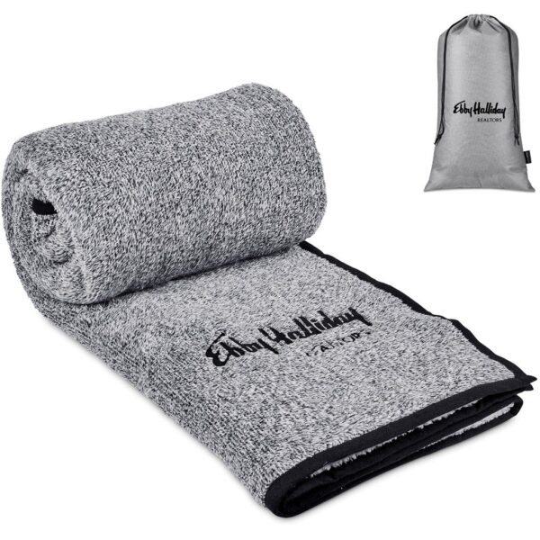 Serendipio Tranquil Sherpa Fleece Blanket - Image 2