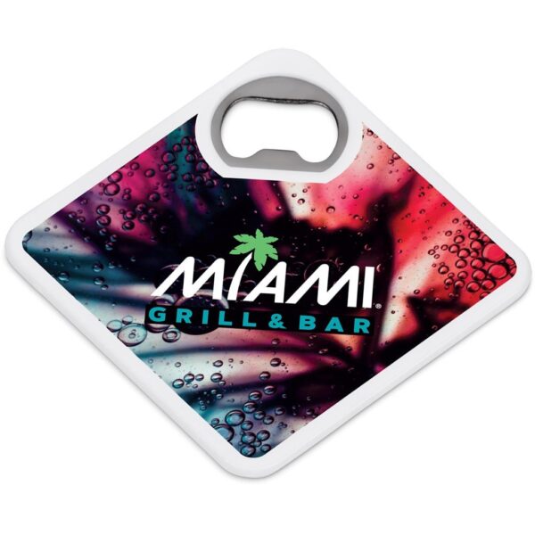 Altitude Sela Recycled Plastic Bottle Opener Coaster - Image 6
