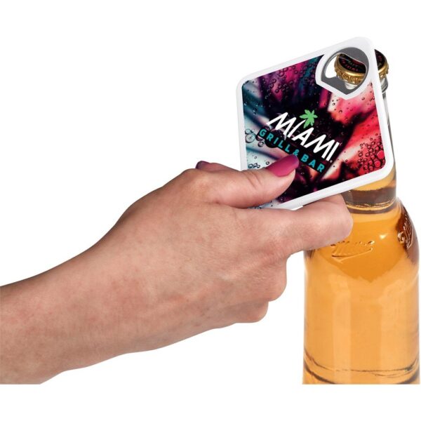 Altitude Sela Recycled Plastic Bottle Opener Coaster - Image 5