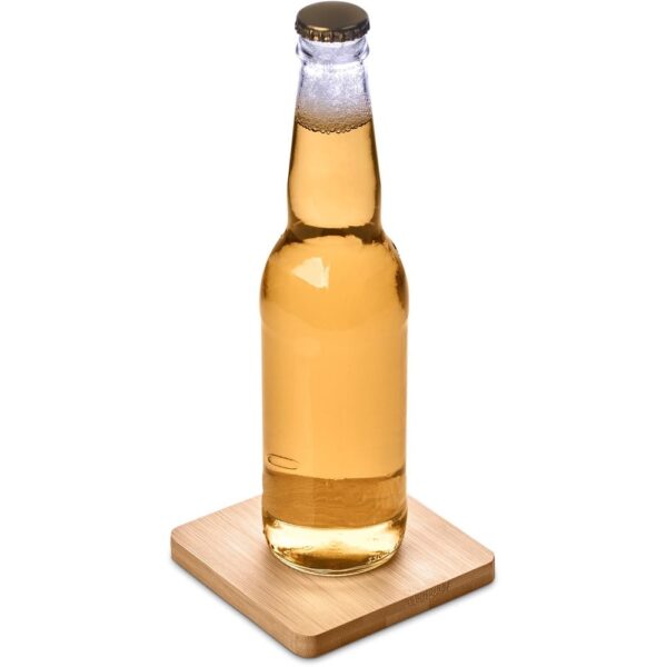 Altitude Drifter Bamboo Bottle Opener Coaster - Image 4