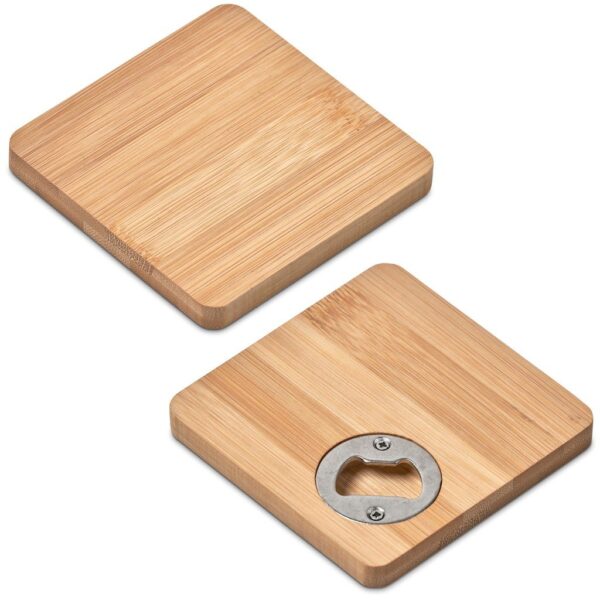Altitude Drifter Bamboo Bottle Opener Coaster - Image 6