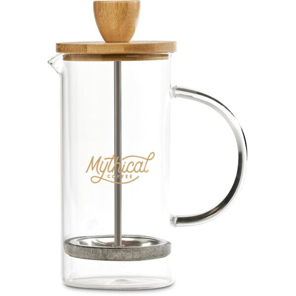 Okiyo Osu Glass & Bamboo Coffee Plunger - 350ml - Image 2