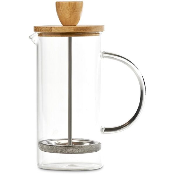 Okiyo Osu Glass & Bamboo Coffee Plunger - 350ml - Image 4