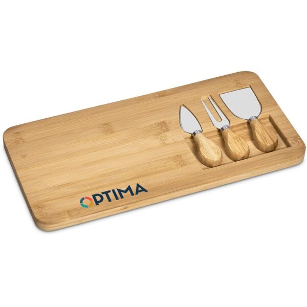 Okiyo Chizu Bamboo Cheese Board Set - Image 4