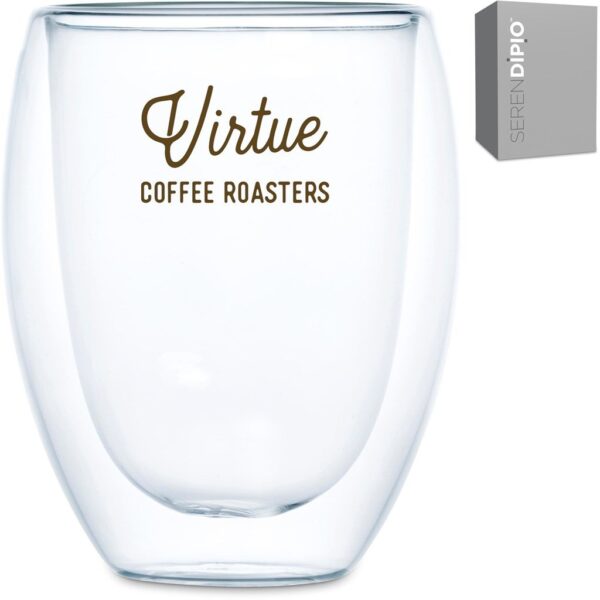 Serendipio Lorenzo Glass Double-Wall Cup - 350ml - Image 4