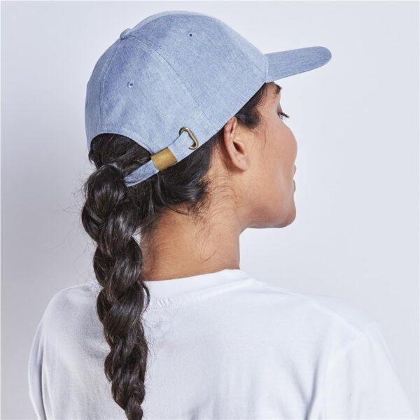 Austin Linen Cap - 6 Panel - Image 5