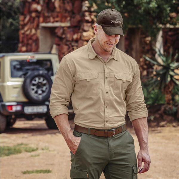 Sondela 6 Panel Oilskin cap - Image 3