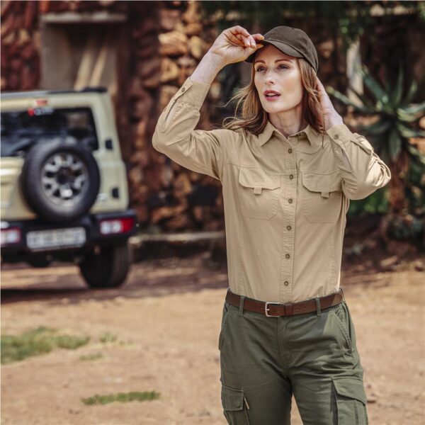 Sondela 6 Panel Oilskin cap - Image 7