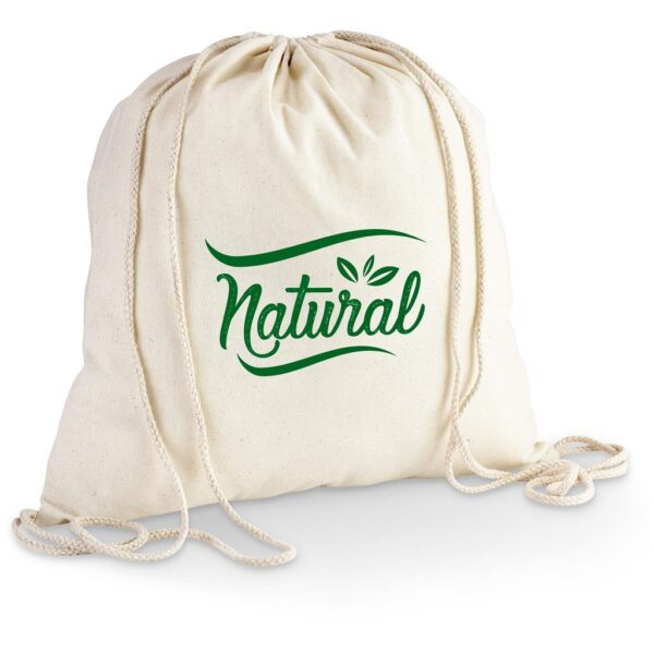 Altitude Eco-Cotton Drawstring Bag - Image 2
