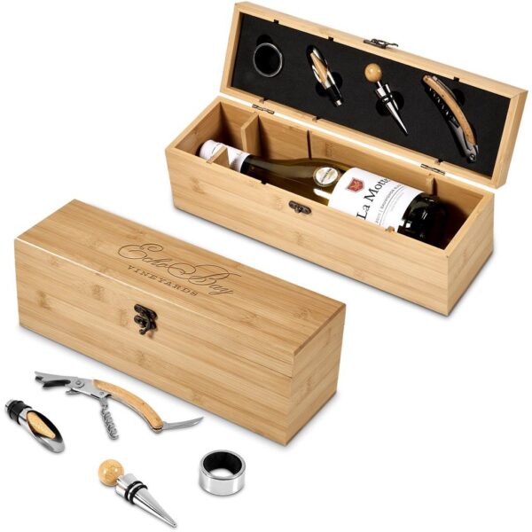 Okiyo Wainoka Bamboo Wine Set - Image 2