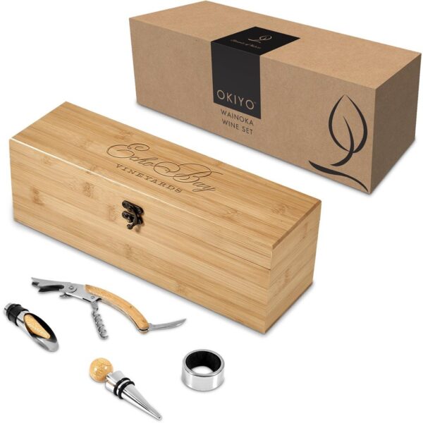 Okiyo Wainoka Bamboo Wine Set - Image 3