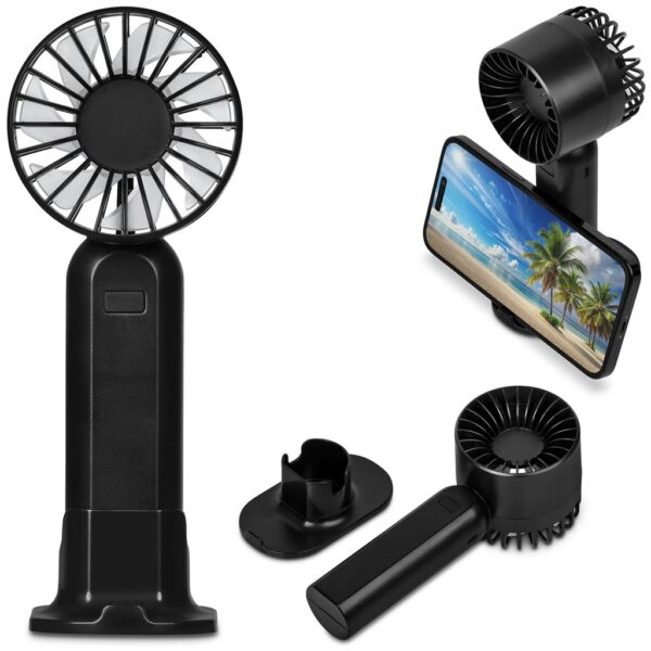 Altitude Laqueta Rechargeable Handheld Mini USB Fan - Image 3