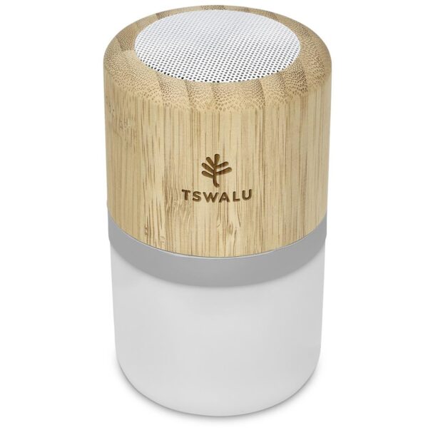 Okiyo Heiwa Bamboo Bluetooth Speaker & Night Light - Image 2