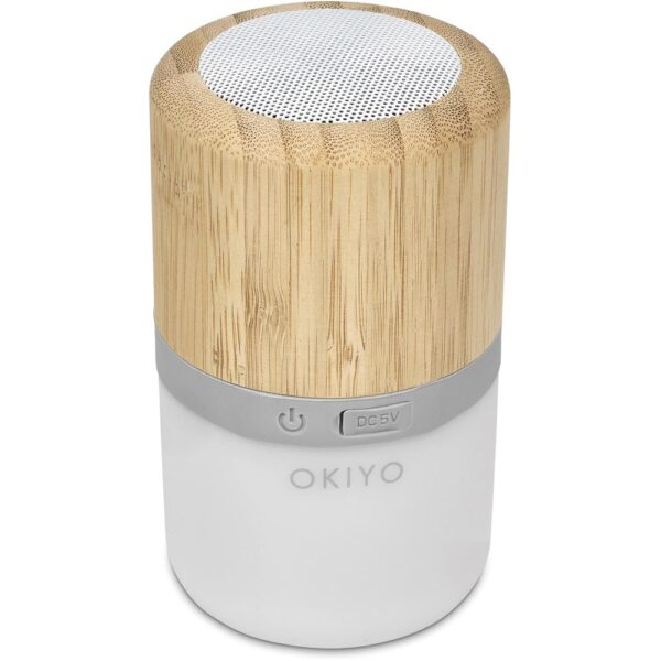 Okiyo Heiwa Bamboo Bluetooth Speaker & Night Light - Image 7