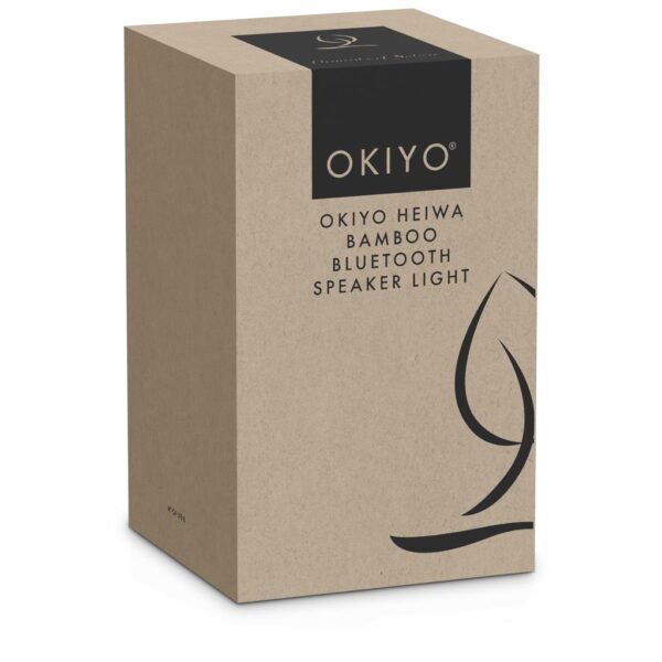 Okiyo Heiwa Bamboo Bluetooth Speaker & Night Light - Image 5