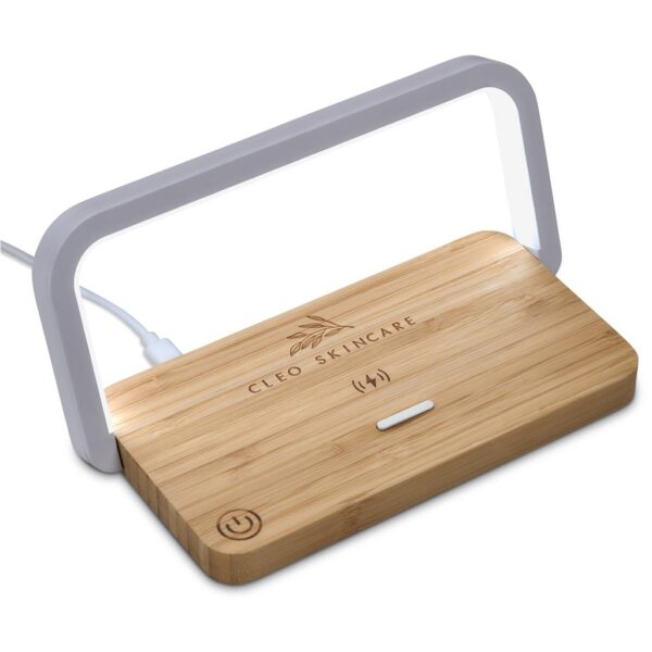 Okiyo Yoru Bamboo Wireless Charger & Night Light - Image 3