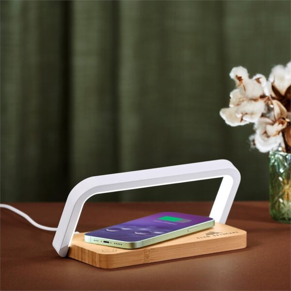 Okiyo Yoru Bamboo Wireless Charger & Night Light - Image 7