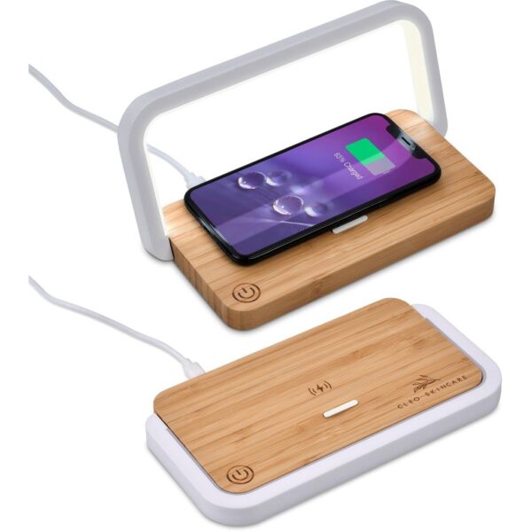 Okiyo Yoru Bamboo Wireless Charger & Night Light - Image 4