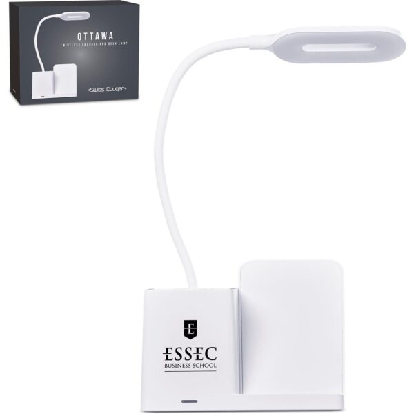 Swiss Cougar Ottawa Wireless Charger and Desk Lamp - Image 2