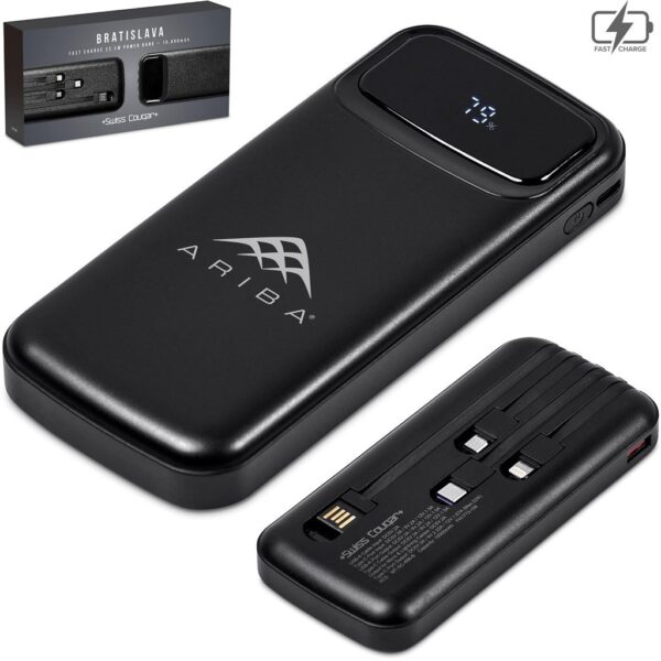 Swiss Cougar Bratislava Fast Charge 22.5W Power Bank - 10,000mAh - Image 2