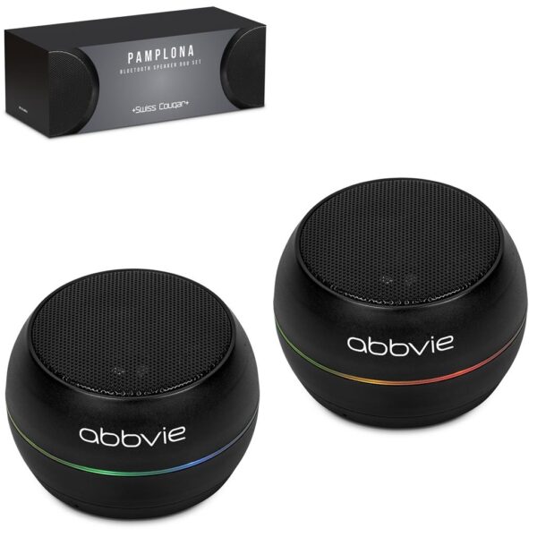 Swiss Cougar Pamplona Bluetooth Speaker Duo Set - Image 2