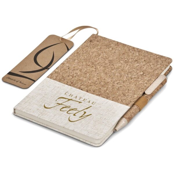 Okiyo Cardon Cork Notebook & Pen Set - Image 7