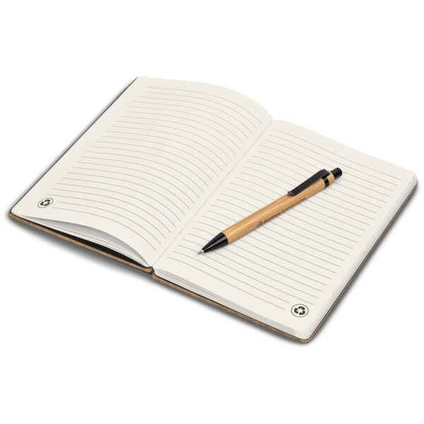Okiyo Yahari Bamboo Notebook & Pen Set - Image 6